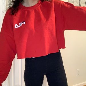 Fila cropped crewneck
